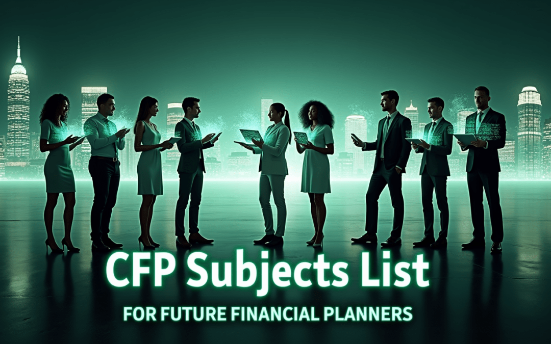 CFP Subjects List for Future Financial Planners