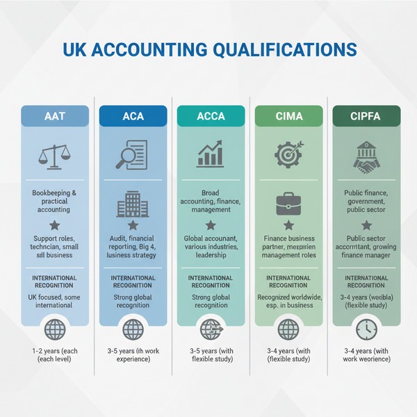 Key Differences Between UK Accounting Qualifications