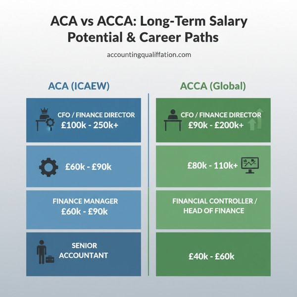 ACA vs ACCA Salary Comparison 1 Long-Term Career & Senior-Level Salary Prospects